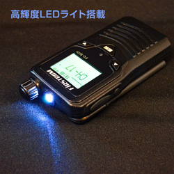 LEDライトを搭載